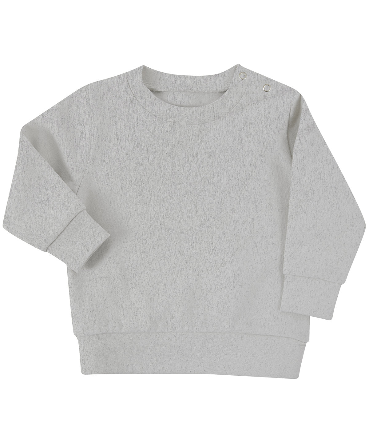Larkwood LW800 Kids Sustainable Sweatshirt V detail at front neck - COOZO