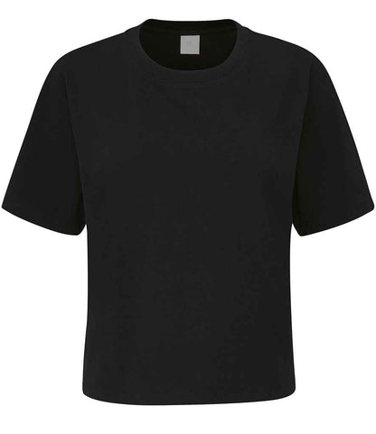 Mantis M198 Ladies Organic Cropped Heavy T-Shirt Outlet