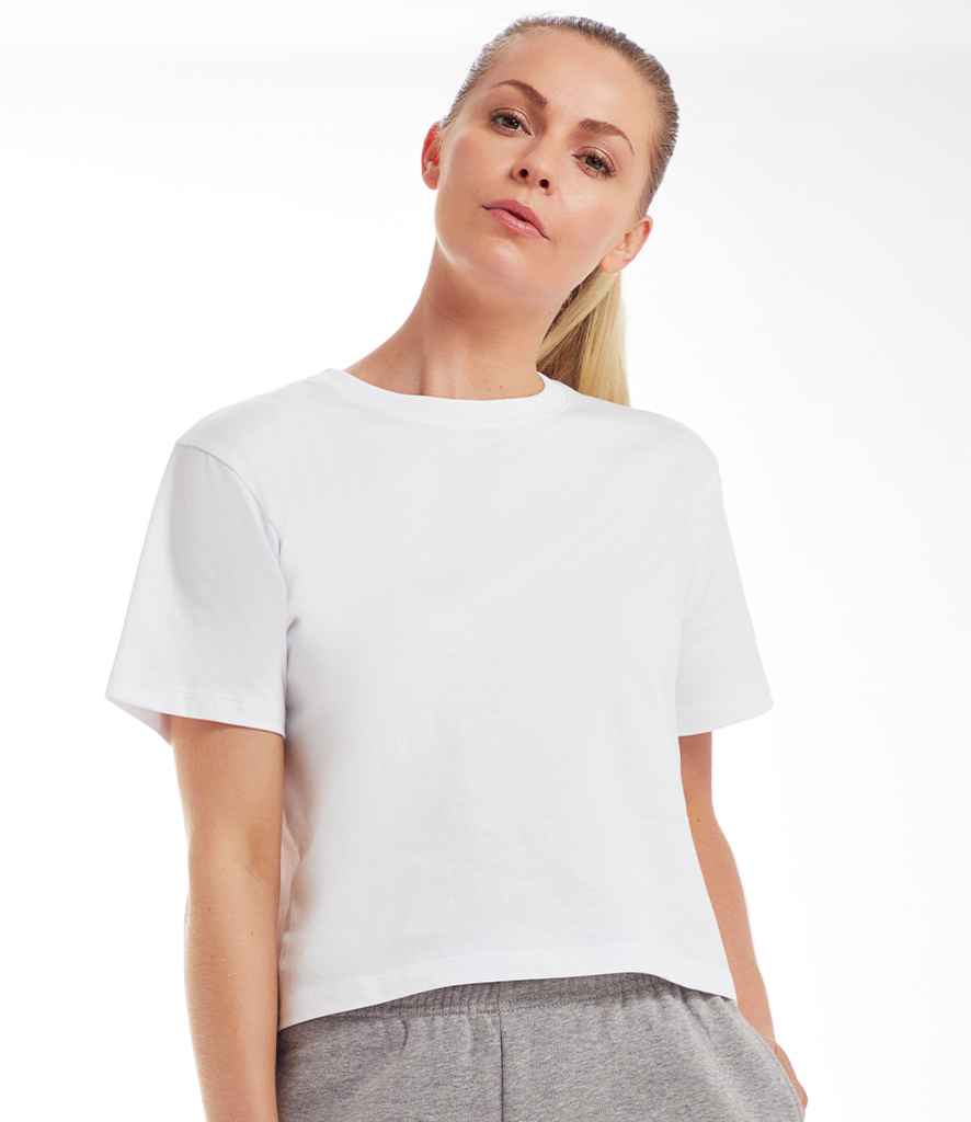 Mantis M198 Ladies Organic Cropped Heavy T-Shirt Outlet