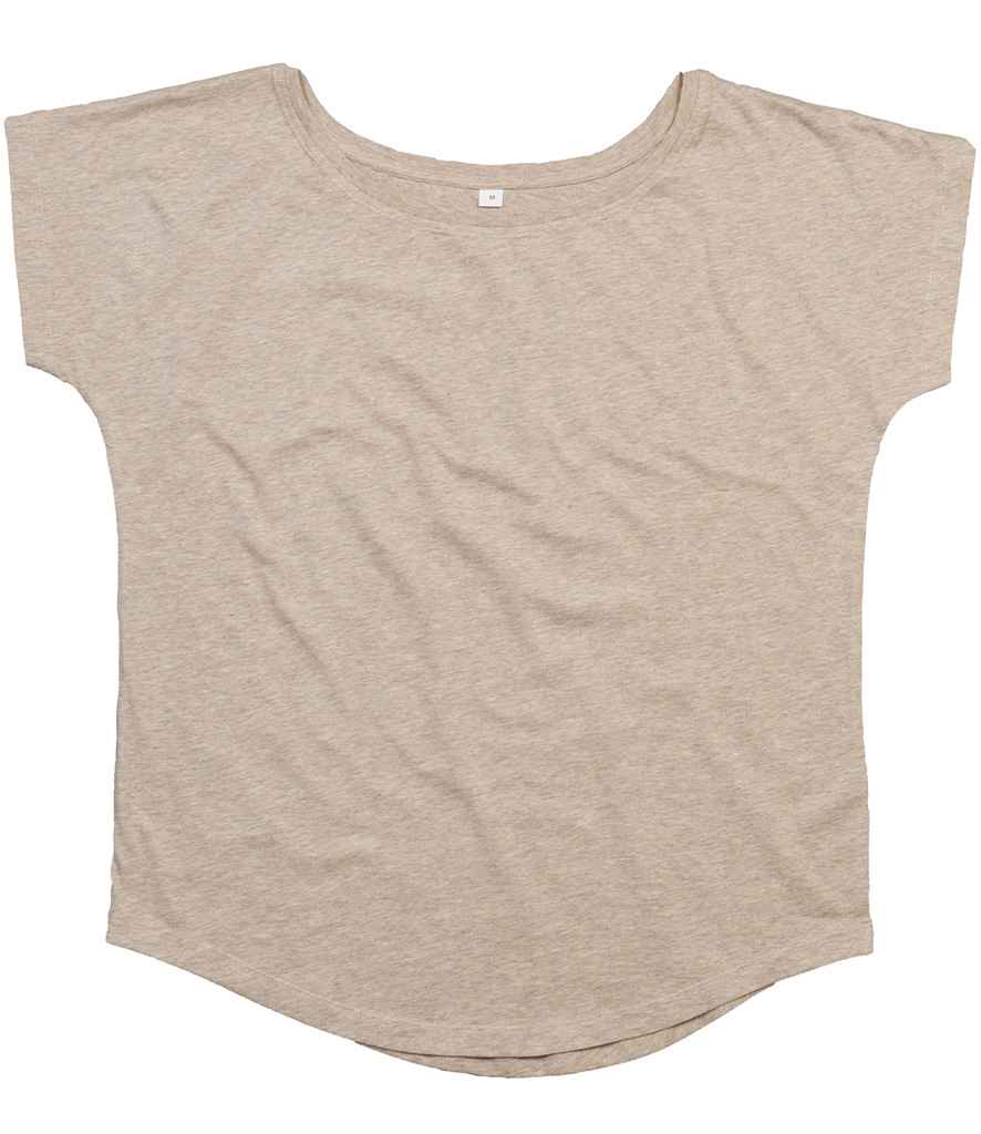 Mantis M91 Ladies Loose Fit T-Shirt 100% organic combed cotton Wide neckline - COOZO