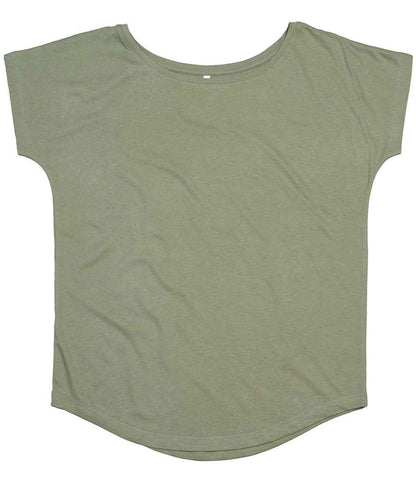 Mantis M91 Ladies Loose Fit T-Shirt 100% organic combed cotton Wide neckline - COOZO