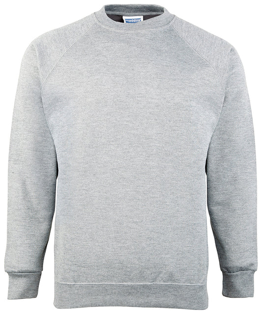 Mantis MD01B Kids Coloursure Easycare crew neck raglan sleeve sweatshirt - COOZO