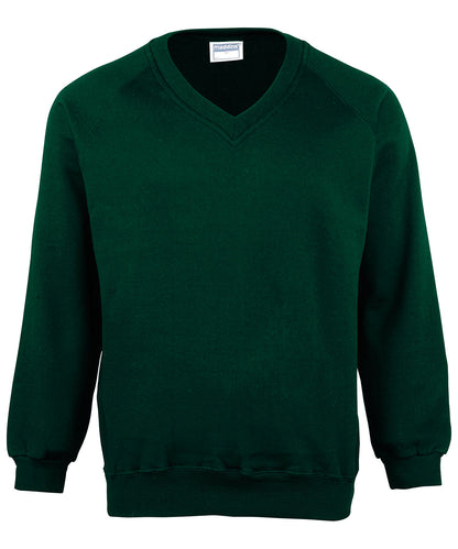 Maddins MD02B Kids Coloursure v-neck sweatshirt for everyday school wear or after school activities - COOZO