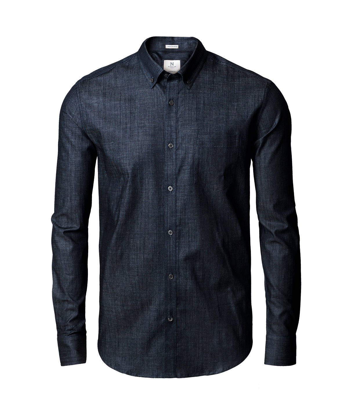 Nimbus N108M Torrance modern fit raw and stylish denim shirt - COOZO