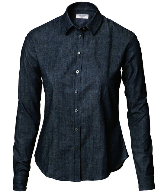 Nimbus NB65F Womens Torrance raw and stylish denim shirt - COOZO
