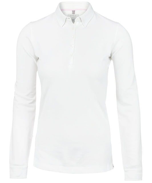 Nimbus NB71F Women's Carlington deluxe long sleeve polo Classic double thread piqu - COOZO