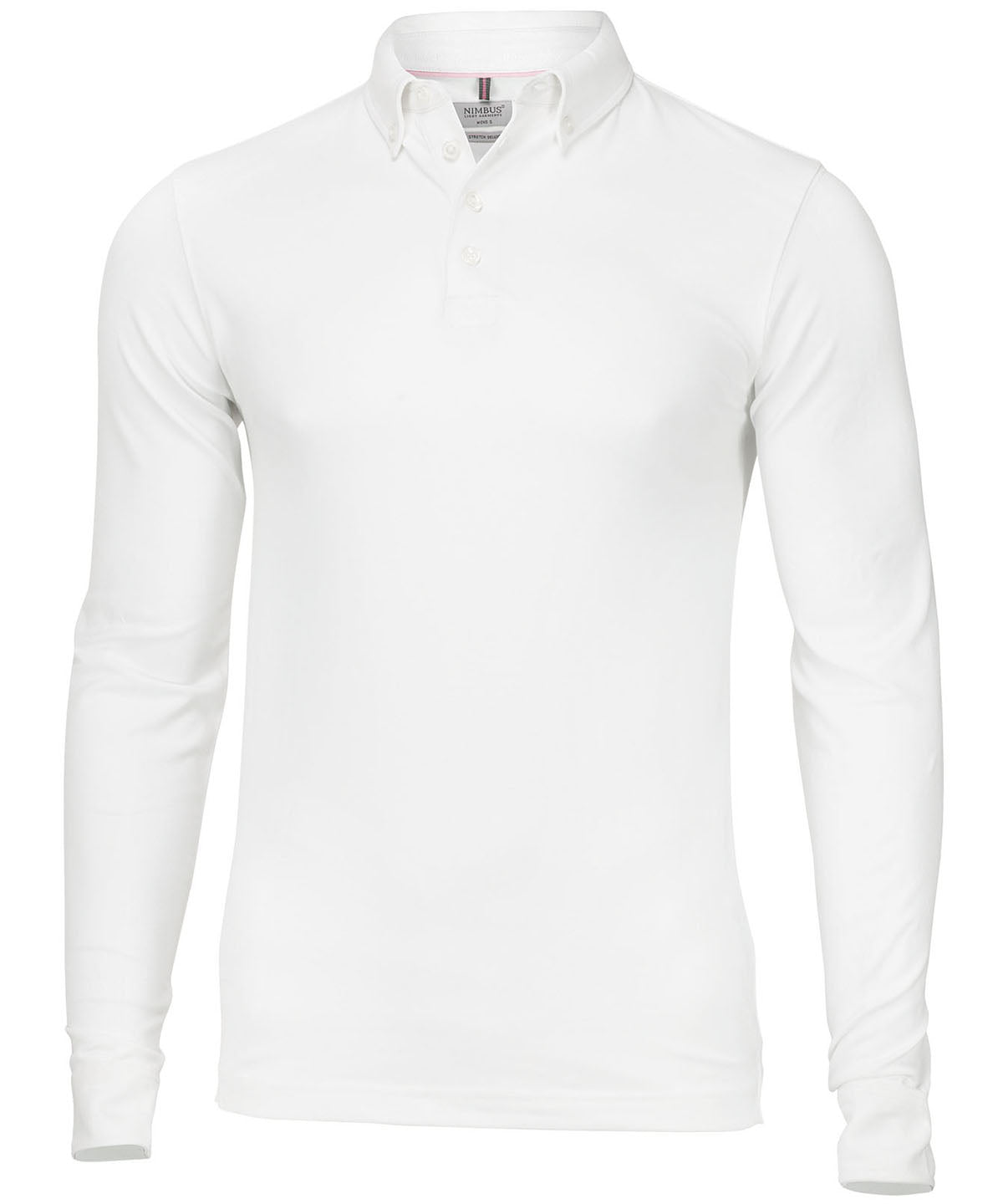 Nimbus NB71M Carlington deluxe long sleeve polo comfortable cotton-lycra - COOZO