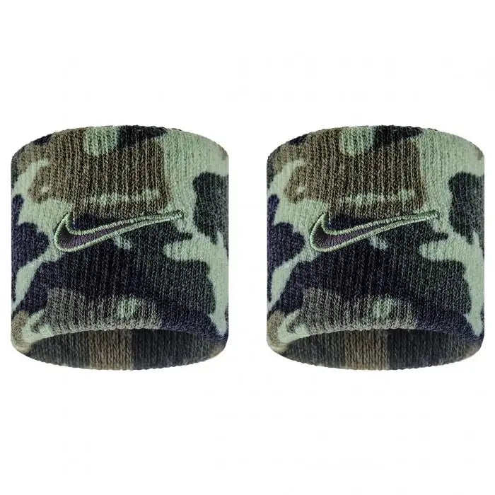 NIKE NKNIKE61 WRISTBAND DRI-FIT SWOOSH CLASSIC PRINTED BLACK/WHITE - COOZO