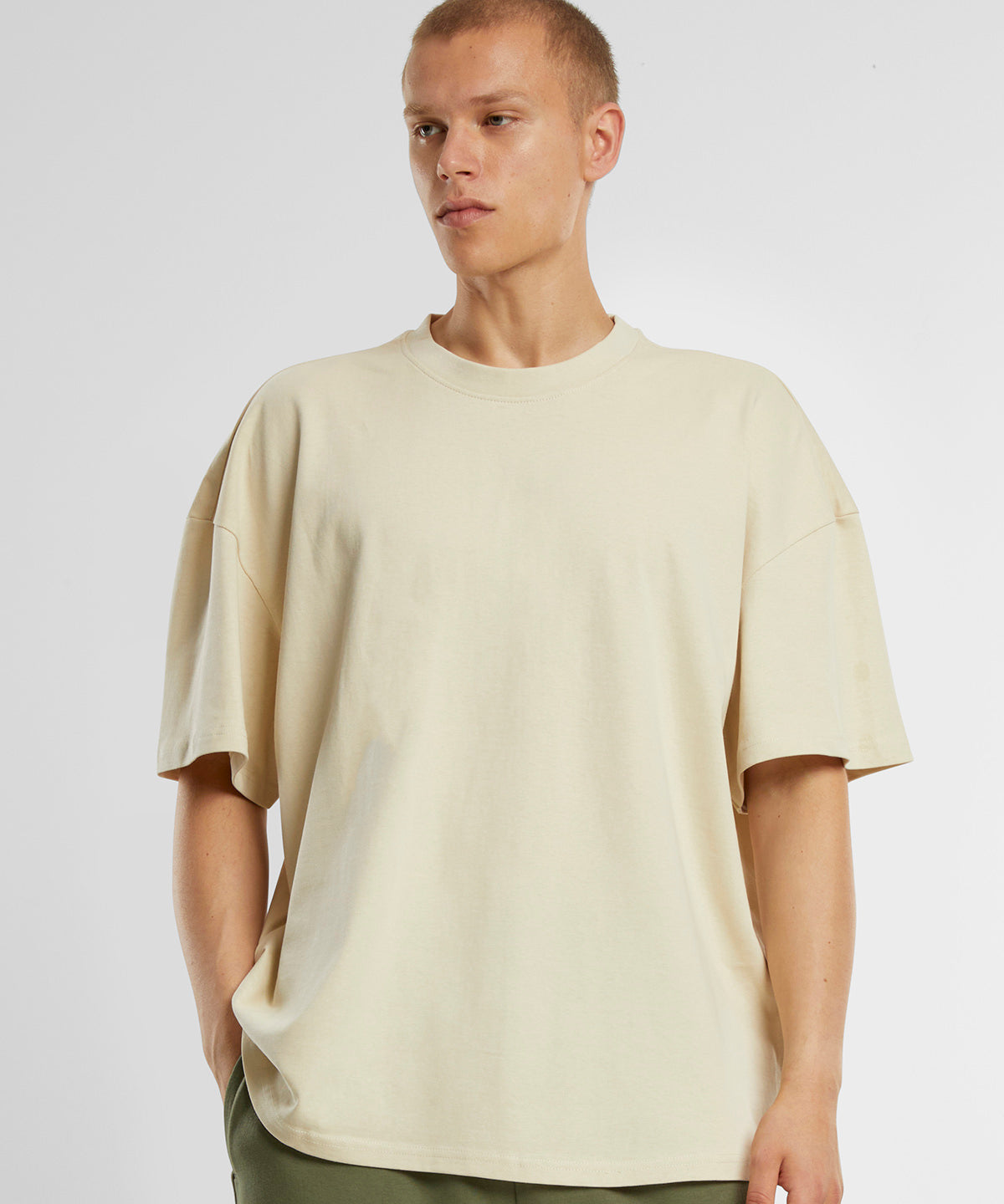 COOZO-Heavy Jersey oversized tee