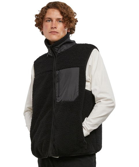 COOZO-Bonded sherpa vest
