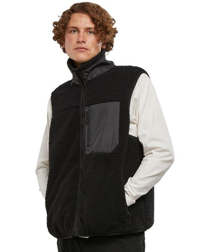 COOZO-Bonded sherpa vest