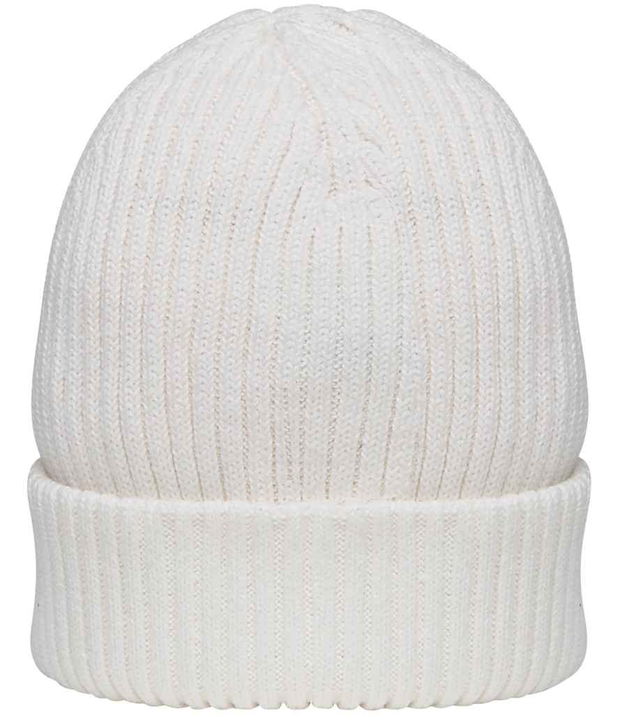 Native Spirit NS014 Wide Cuffed Beanie Fully fashion knit 100% organic combed cotton - COOZO