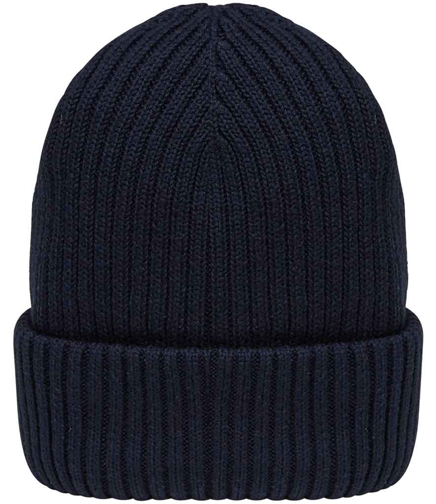 Native Spirit NS014 Wide Cuffed Beanie Fully fashion knit 100% organic combed cotton - COOZO