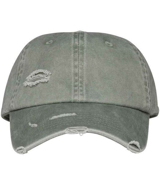 Native Spirit NS026 Washed Destroy Cap 100% organic cotton twill - COOZO