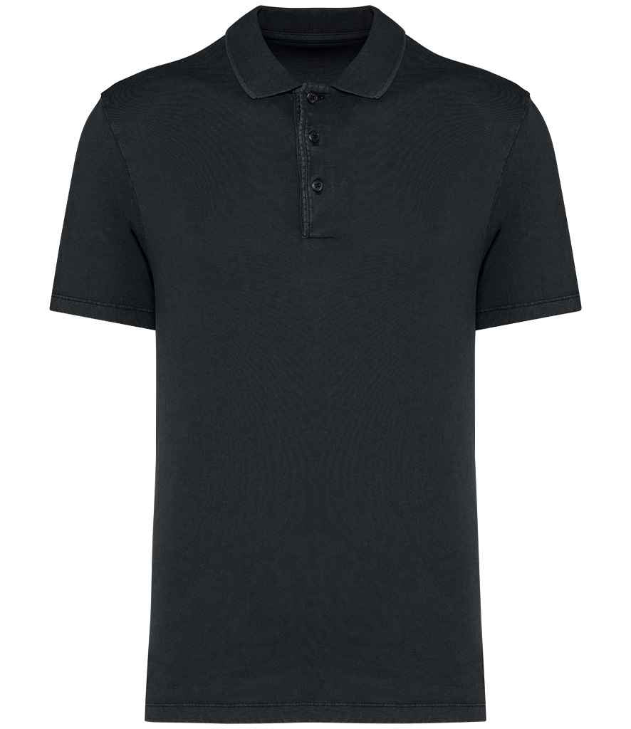 Native Spirit NS201 Washed Jersey Polo Shirt - COOZO