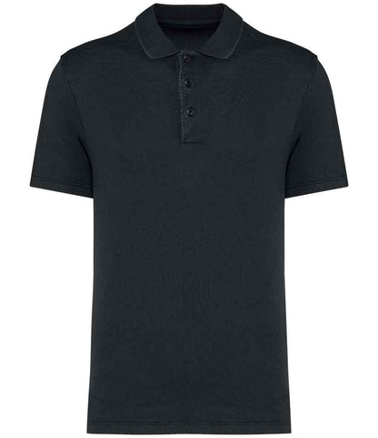 Native Spirit NS201 Washed Jersey Polo Shirt - COOZO
