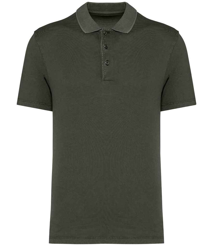Native Spirit NS201 Washed Jersey Polo Shirt - COOZO