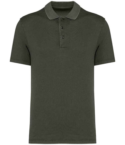 Native Spirit NS201 Washed Jersey Polo Shirt - COOZO