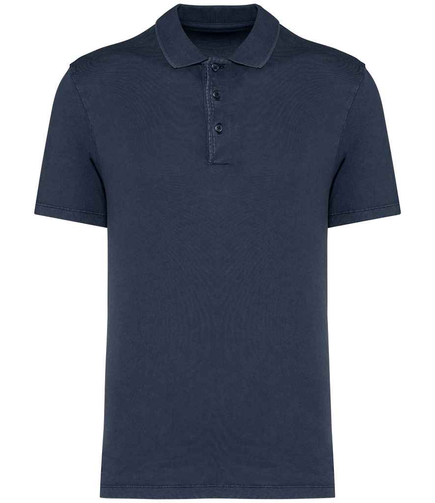 Native Spirit NS201 Washed Jersey Polo Shirt - COOZO