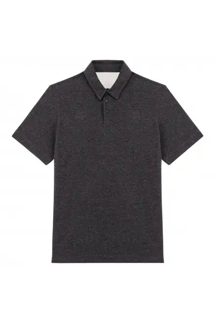 Native Spirit NS210 Recycled Polo Shirt Classic fit Contrast half moon in back neck - COOZO