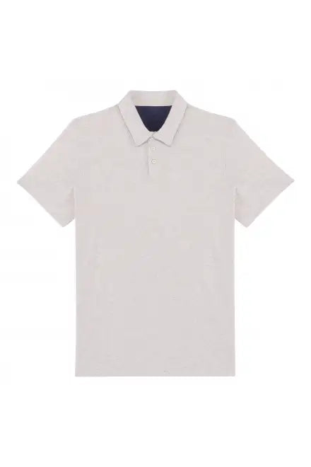 Native Spirit NS210 Recycled Polo Shirt Classic fit Contrast half moon in back neck - COOZO