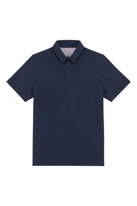Native Spirit NS210 Recycled Polo Shirt Classic fit Contrast half moon in back neck - COOZO
