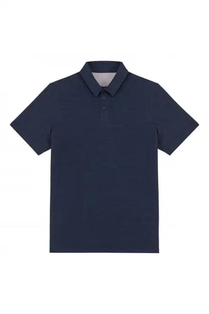 Native Spirit NS210 Recycled Polo Shirt Classic fit Contrast half moon in back neck - COOZO