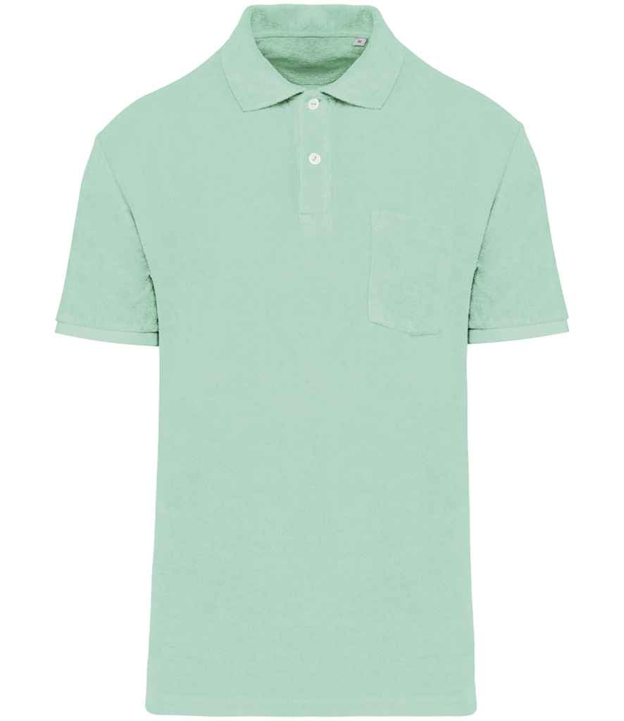 Native Spirit NS227 Terry Towel Polo Shirt - COOZO