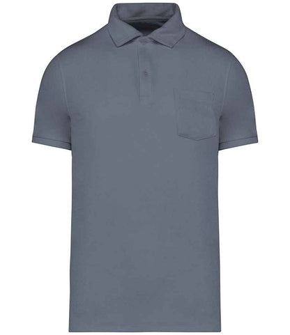 Native Spirit NS227 Terry Towel Polo Shirt - COOZO