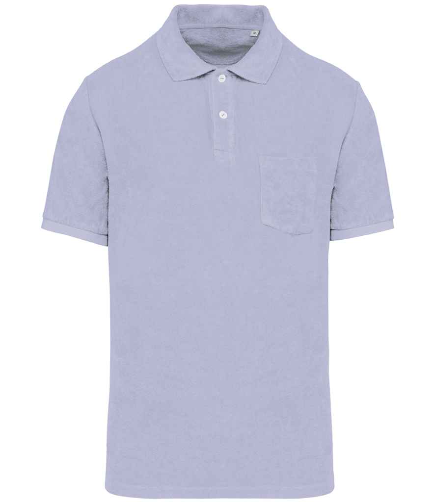 Native Spirit NS227 Terry Towel Polo Shirt - COOZO