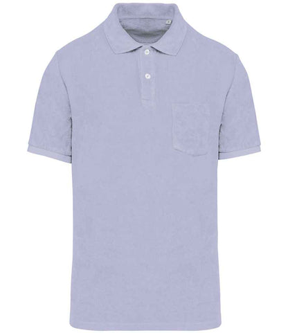 Native Spirit NS227 Terry Towel Polo Shirt - COOZO