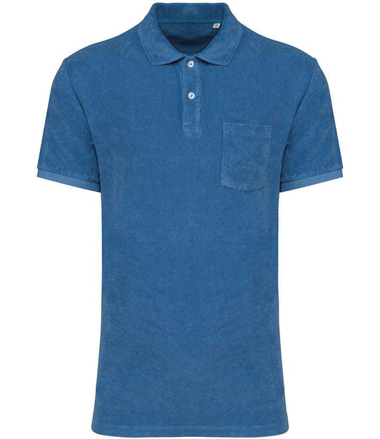 Native Spirit NS227 Terry Towel Polo Shirt - COOZO
