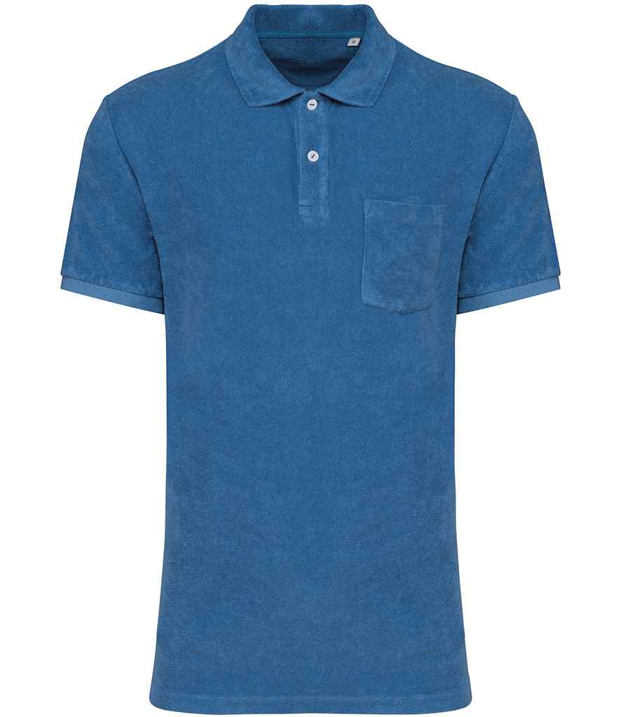 Native Spirit NS227 Terry Towel Polo Shirt - COOZO
