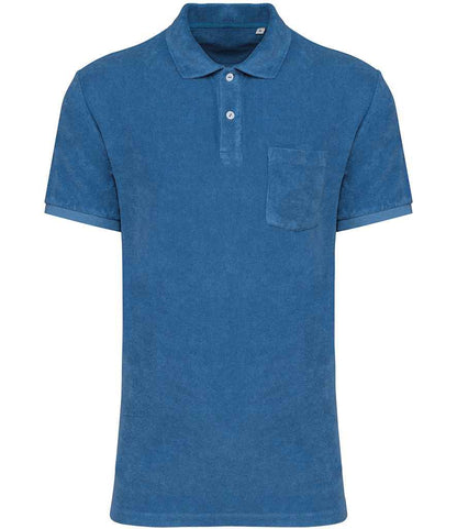 Native Spirit NS227 Terry Towel Polo Shirt - COOZO