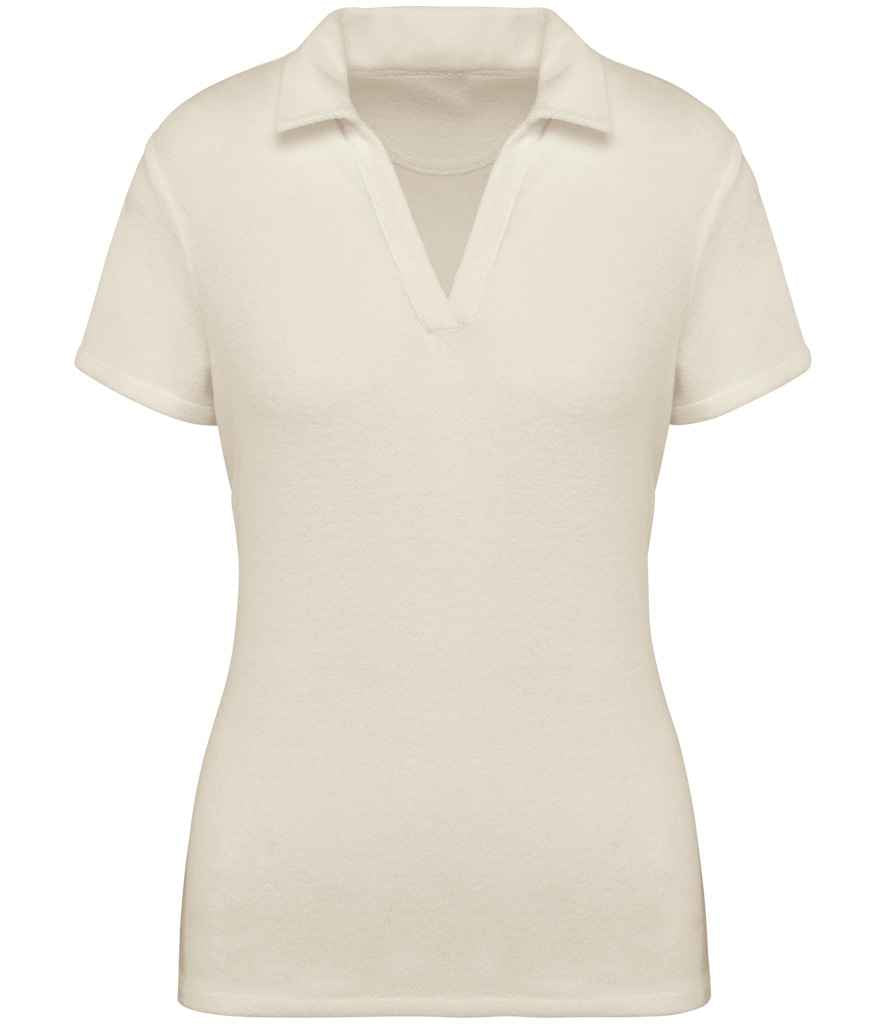 Native Spirit NS228 Ladies Terry Towel Polo Shirt - COOZO