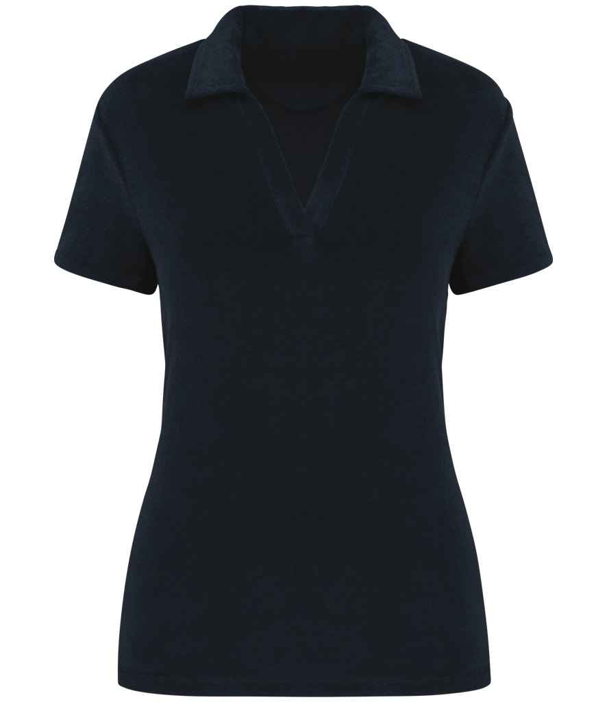 Native Spirit NS228 Ladies Terry Towel Polo Shirt - COOZO