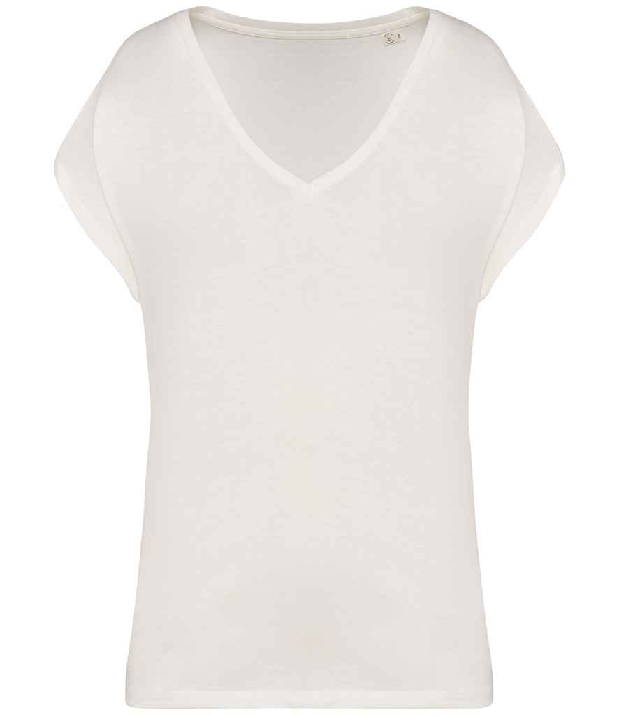 Native Spirit NS312 Ladies Oversized V Neck T-Shirt - COOZO