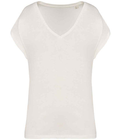 Native Spirit NS312 Ladies Oversized V Neck T-Shirt - COOZO