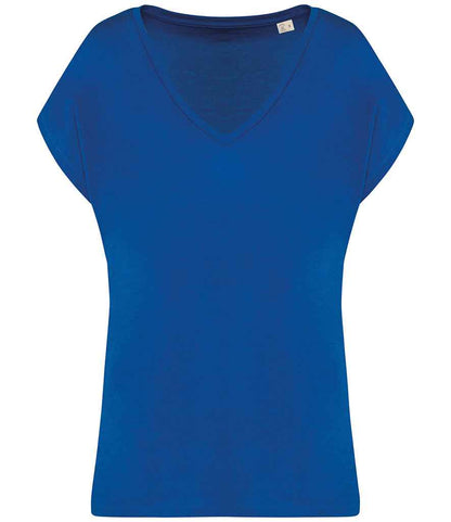 Native Spirit NS312 Ladies Oversized V Neck T-Shirt - COOZO