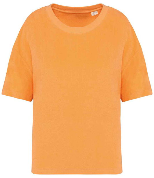 Native Spirit NS328 Ladies Terry Towel T-Shirt Oversized fit with drop shoulders - COOZO