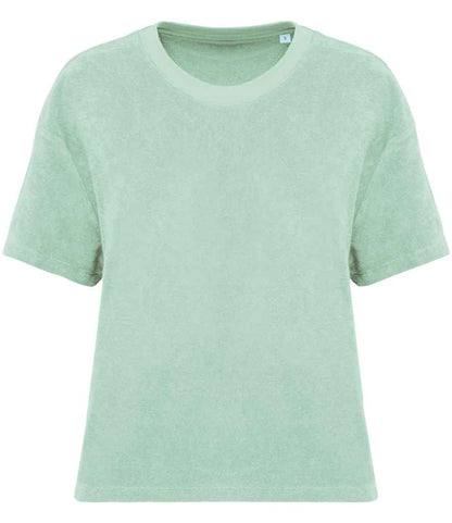 Native Spirit NS328 Ladies Terry Towel T-Shirt Oversized fit with drop shoulders - COOZO