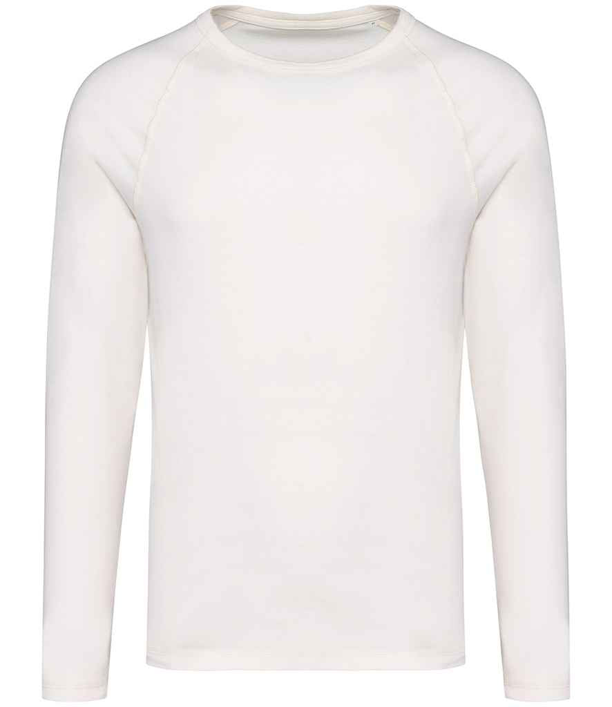 Native Spirit NS338 Raglan Long Sleeve Washed T-Shirt - COOZO