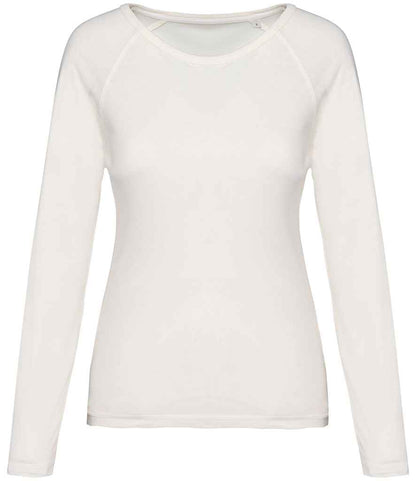 Native Spirit NS339 Ladies Raglan Long Sleeve Washed T-Shirt - COOZO