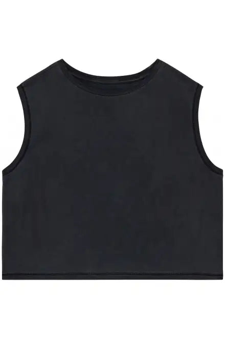 Native Spirit NS342 Ladies Cropped Tank Top 100% organic ringspun combed cotton Relaxed fit - COOZO