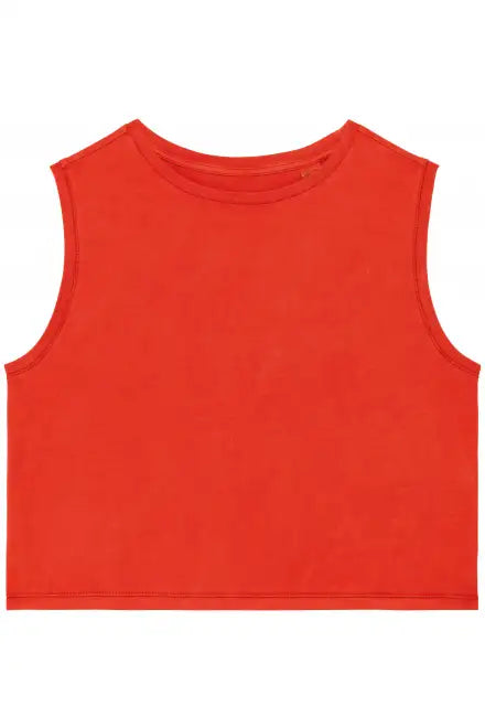 Native Spirit NS342 Ladies Cropped Tank Top 100% organic ringspun combed cotton Relaxed fit - COOZO