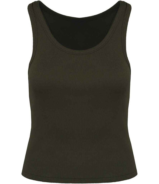 Native Spirit NS344 Ladies Ribbed Tank Top - COOZO
