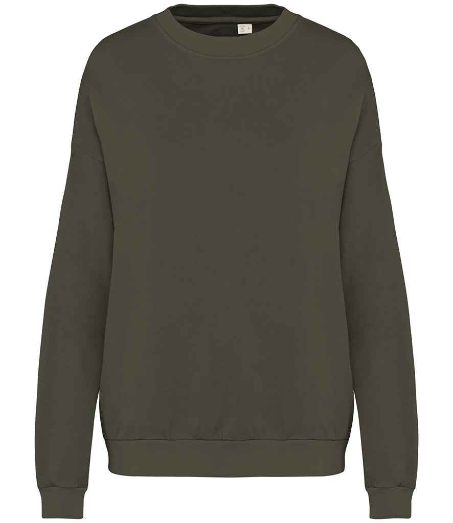 Native Spirit NS415 Unisex Terry 280 Oversized Sweatshirt Drop shoulder style 100% organic ringspun combed cotton - COOZO