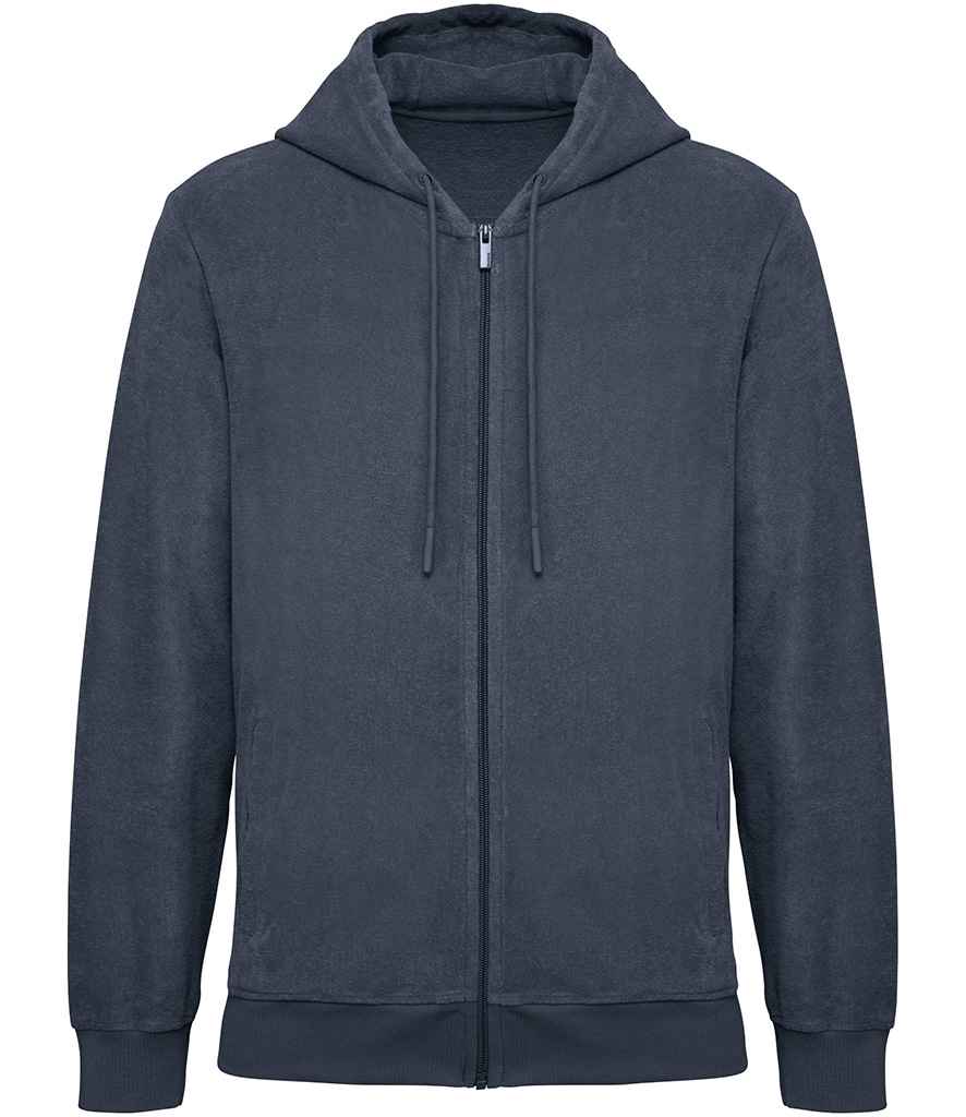 Native Spirit NS419 Terry Towel Full Zip H/Sweat - COOZO