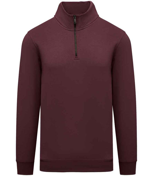 Native Spirit NS428 Quarter Zip Sweatshirt - COOZO