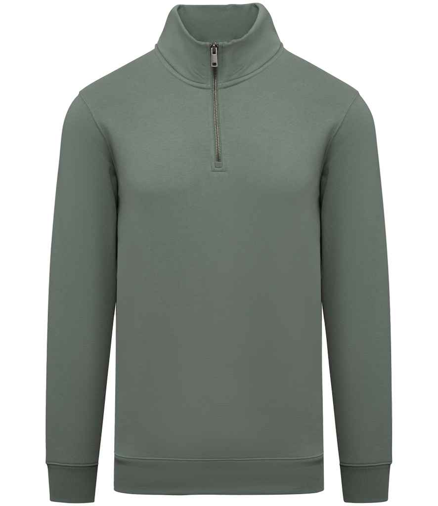Native Spirit NS428 Quarter Zip Sweatshirt - COOZO